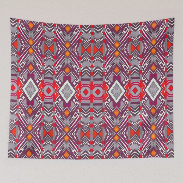 Item preview, Traditional Igorot-inspired tribal pattern. Ethnic Multi color. designed and sold by IlustradoArts.