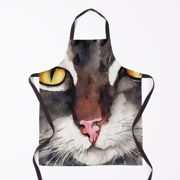 Artikelvorschau, Cat highly detailed watercolor painting entworfen und verkauft von DrawItOnce.