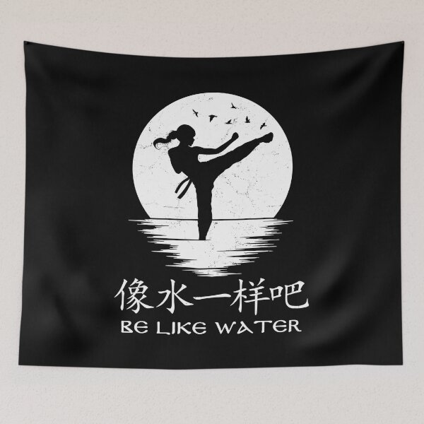 Item preview, Be like water designed and sold by NicGrayGraphic.