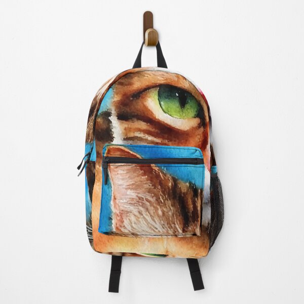 Artikelvorschau, Cat highly detailed watercolor painting entworfen und verkauft von DrawItOnce.