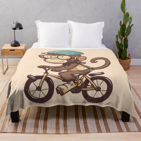 Item preview, My Ancestor Monkey Monkey Riding Bike Retro Design For Monkey And Riding Lovers designed and sold by CandyDroidMerch.