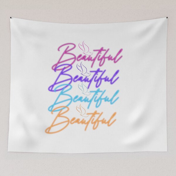 Item preview, Neon Beautiful-White Background  designed and sold by Trendi61.