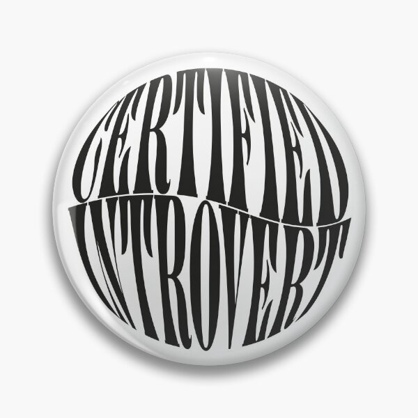 Item preview, Certified Introvert designed and sold by Sjekkieboem.