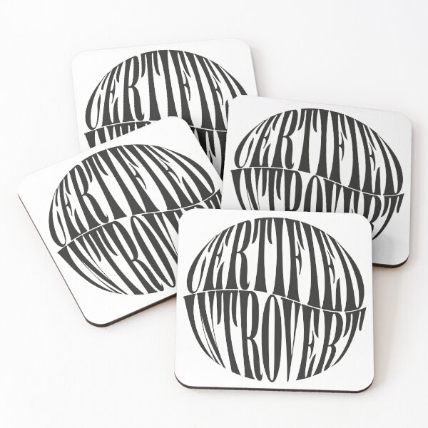 Item preview, Certified Introvert designed and sold by Sjekkieboem.