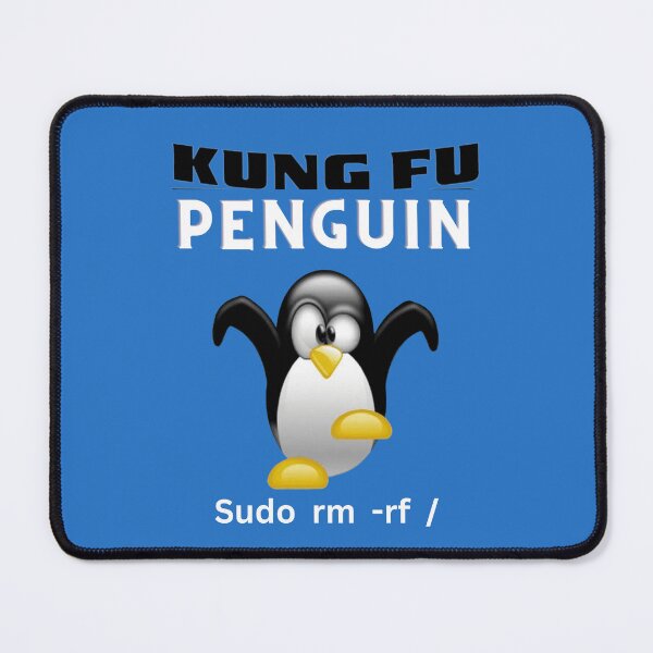 Artikelvorschau, Kung Fu Penguin Tux Linux-Codierungsdesign entworfen und verkauft von t1n3333.