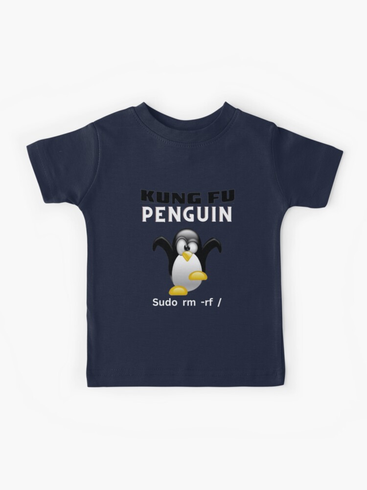 Kung Fu Penguin Tux Linux Coding Design