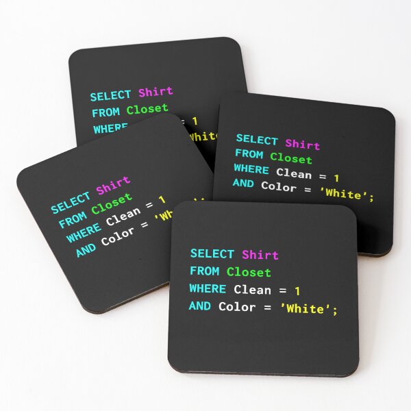 Item preview, Programmer SQL Query Geek Database Coding Holiday Gift for Database Administrator Teacher Student Developers Engineers designed and sold by ArtistryPrint.