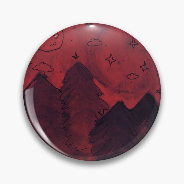 Item preview, Burnt Umber Forest Night Sketch - Art designed and sold by jolabrese.