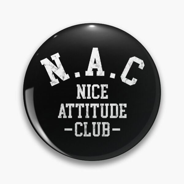 Item preview, NICE ATTITUDE CLUB STATEMENT USED LOOK BY SUBGIRL designed and sold by SUBGIRL.