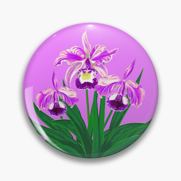 Item preview, Wild Orchids - Light Purple Orchids and Foliage designed and sold by Marymarice.