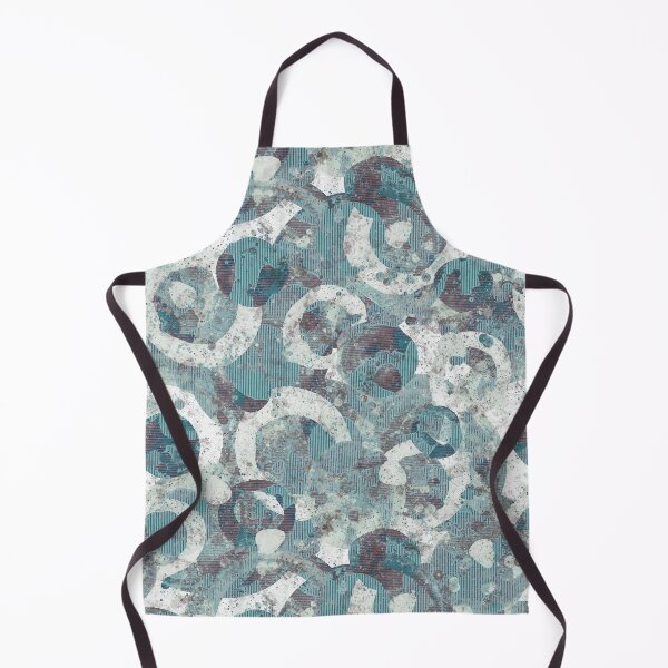 Item preview,  Blue Abstract Circles Stripes and Dots  designed and sold by Barvatika.