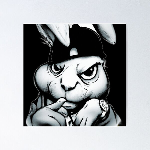 Hip Hop Easter Bunny as Gangster Rap Bunn Life Rabbit Backpack by Colourful  Ideas