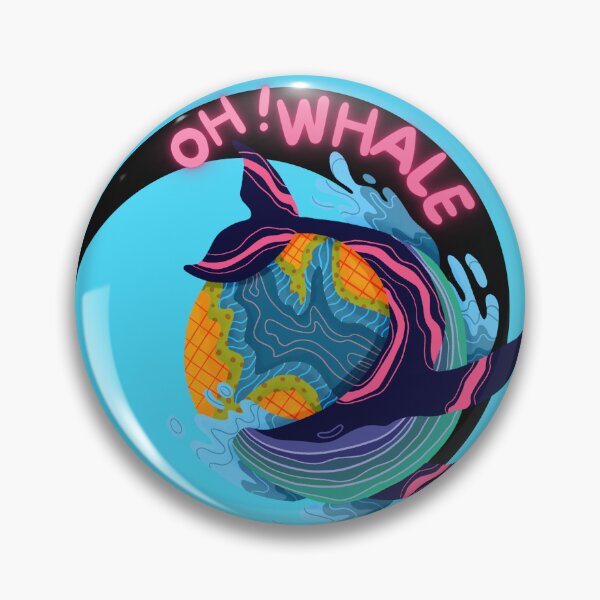 Artikelvorschau, Oh Lovely Whale Lustiges Sprichwort-Wortspiel von Oh Well- Ich liebe Wale entworfen und verkauft von LILY ROSE.