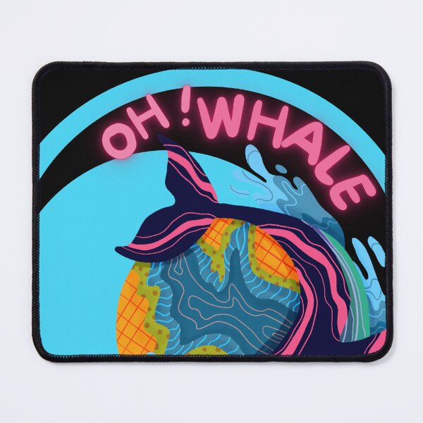 Artikelvorschau, Oh Lovely Whale Lustiges Sprichwort-Wortspiel von Oh Well- Ich liebe Wale entworfen und verkauft von LILY ROSE.