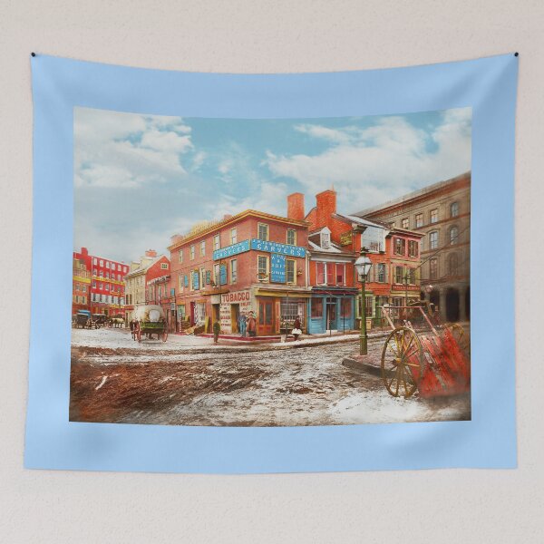 Item preview, City - Philadelphia, PA - 2nd Street at Dock 1876 designed and sold by Mike Savad Photography.