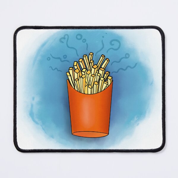 Item preview, crispy french fries illustration designed and sold by janerain.