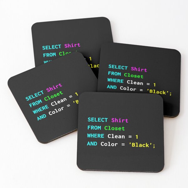 Item preview, Programmer SQL Query Coding Database Administrator Christmas Gift for DBA Computer Science Teacher Student Developers Engineers designed and sold by ArtistryPrint.