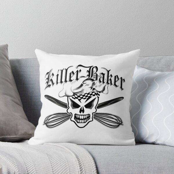 Item preview, Baker Skull 2: Killer Baker and Crossed Whisks designed and sold by sdesiata.