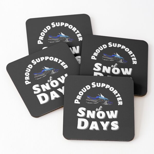 Item preview, Proud Supporter Of Snow Days with Snow Mobile designed and sold by DagonflyDesign.