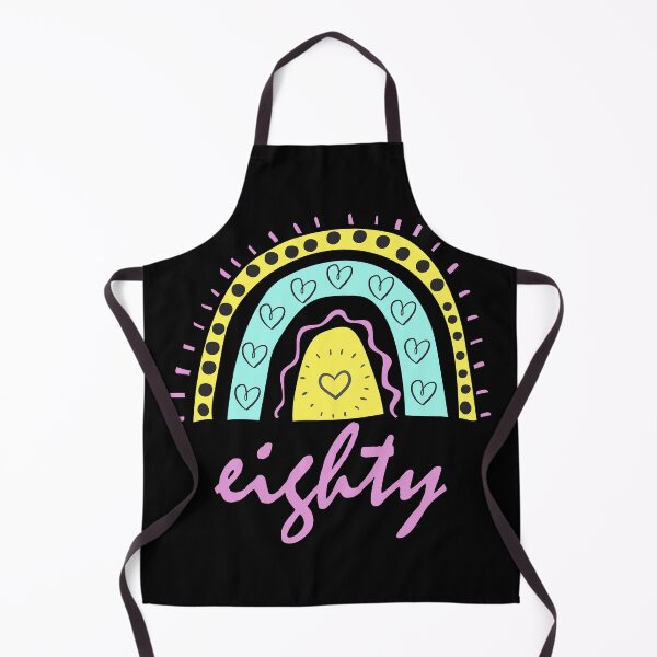 Item preview, Eighty Year Old Eightieth Birthday Cute Fun Doodle Boho Rainbow designed and sold by LadySaltwater.