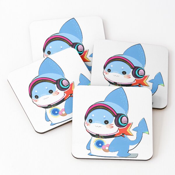 Item preview, Kawaii Shark just chillin designed and sold by XOCOTamashii.