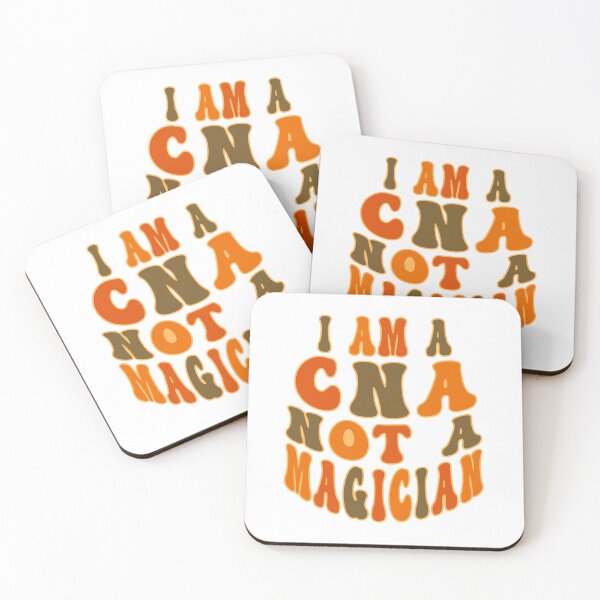 Item preview, I Am A CNA Not A Magician Orange And Brown designed and sold by PedroStyle.