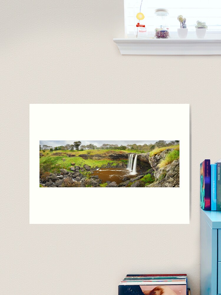 Thumbnail 2 of 3, Art Print, Wannon Falls, Hamilton, Victoria, Australia designed and sold by Chockstone.