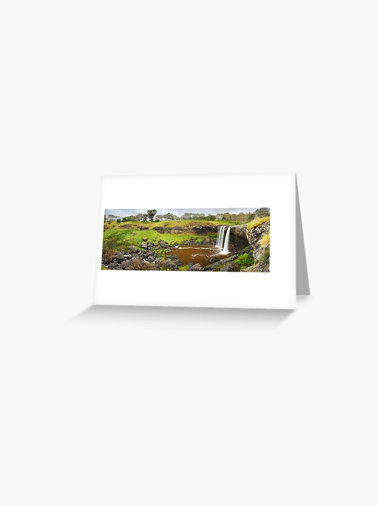 Thumbnail 1 of 2, Greeting Card, Wannon Falls, Hamilton, Victoria, Australia designed and sold by Chockstone.