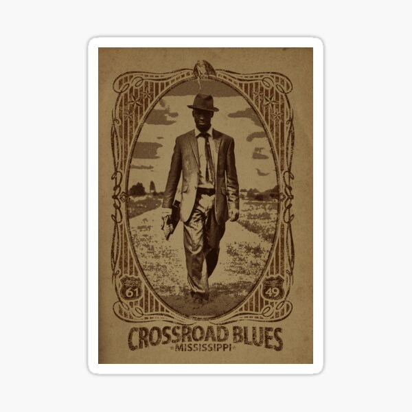 Crossroad Blues Pegatina