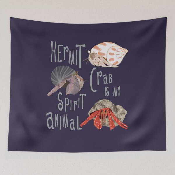Item preview, Hermit Crab is My Spirit Animal designed and sold by Amy Hadden.