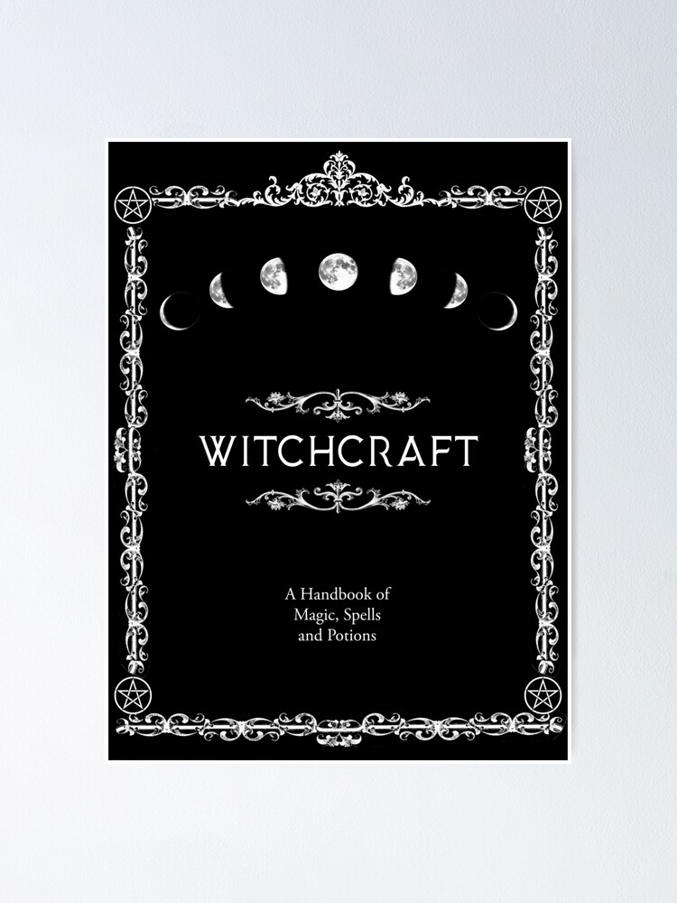 Witchcraft A Handbook Of Magic Spells And Potions Poster For Sale By