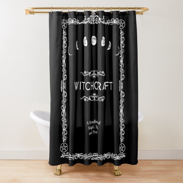 Witchcraft A Handbook of Magic Spells and Potions Shower Curtain