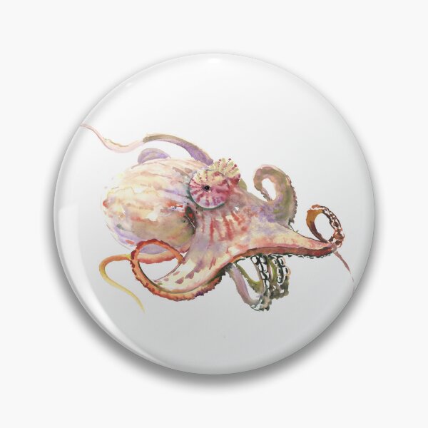Item preview, Cream Colored Octopus designed and sold by surenart.