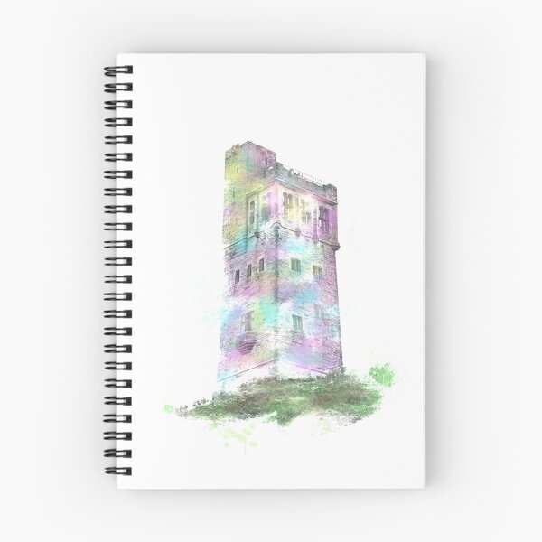 Item preview, Castle Hill - Huddersfield, Yorkshire, UK. Watercolour design designed and sold by qlobba.