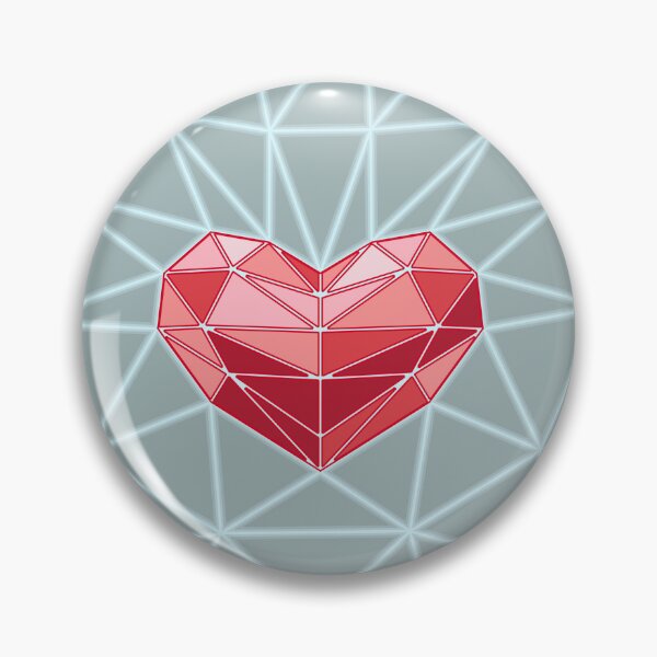 Item preview, Grid mesh from triangles and hearts - seamless pattern designed and sold by ReflectedCrafts.