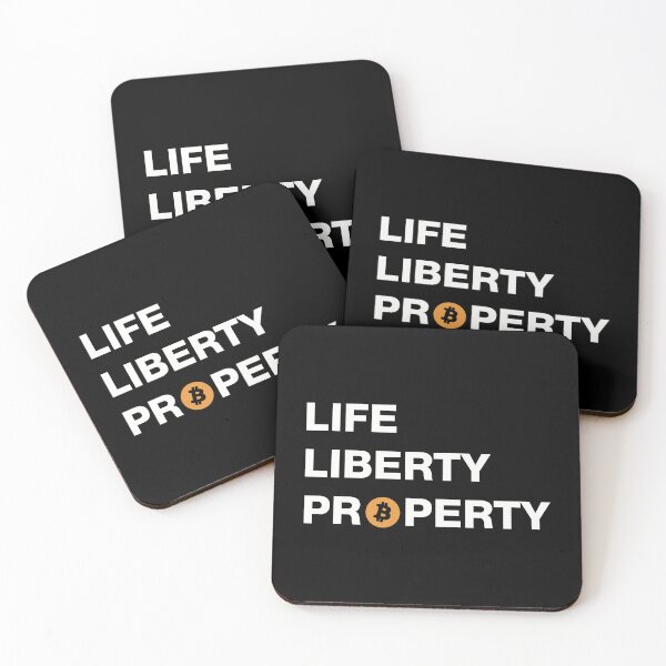 Item preview, Life Liberty and Property// REAL Liberty and REAL Property is in Bitcoin designed and sold by ClothingnCrypto.