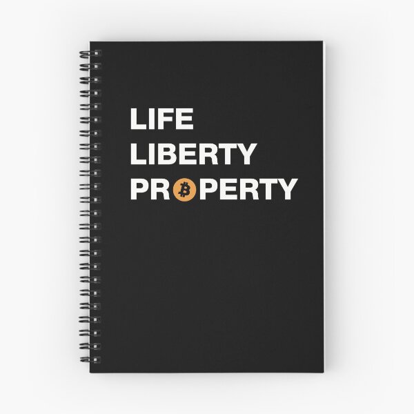 Item preview, Life Liberty and Property// REAL Liberty and REAL Property is in Bitcoin designed and sold by ClothingnCrypto.