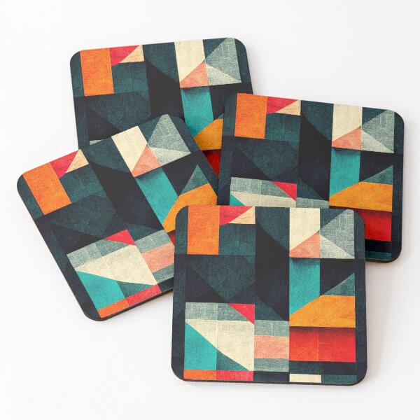 Item preview, Modern Vintage Futuristic Geometric Pattern v1 designed and sold by thisisallahoax.