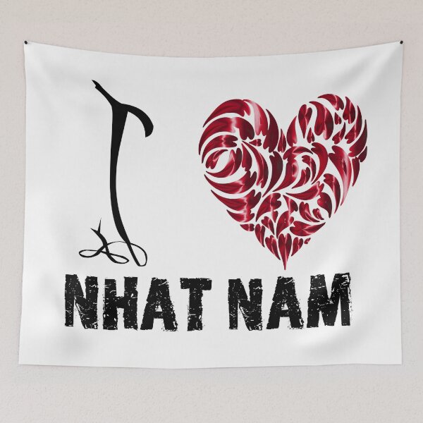 Item preview, Nhat Nam T Shirt Design I Love Nhat Nam designed and sold by MartialArtsNerd.