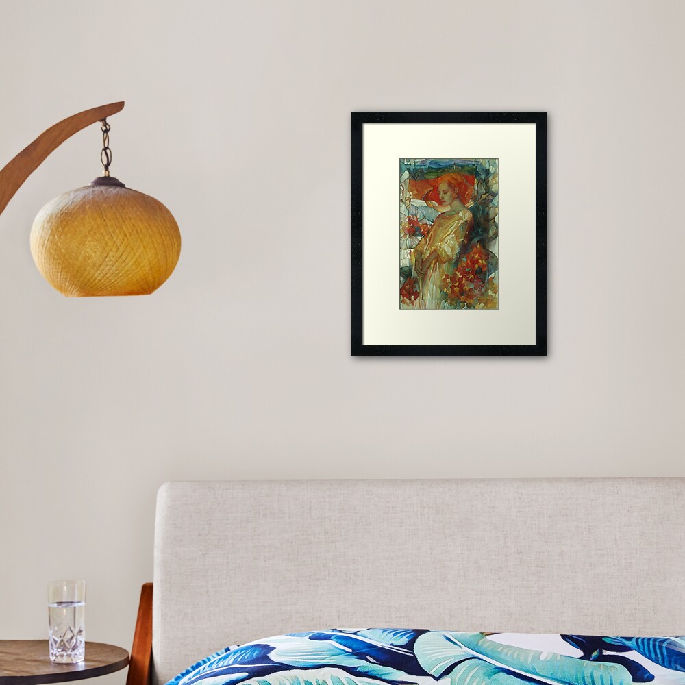 sumac "Rhus coriaria" Framed Art Print
