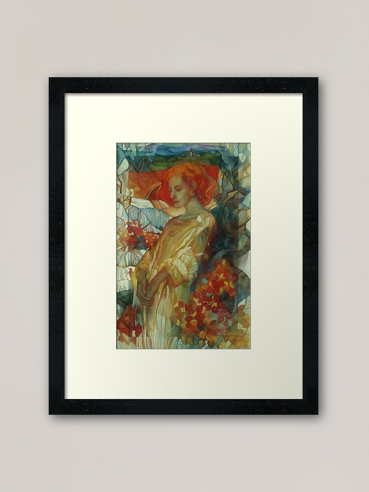 Alternate view of sumac "Rhus coriaria" Framed Art Print