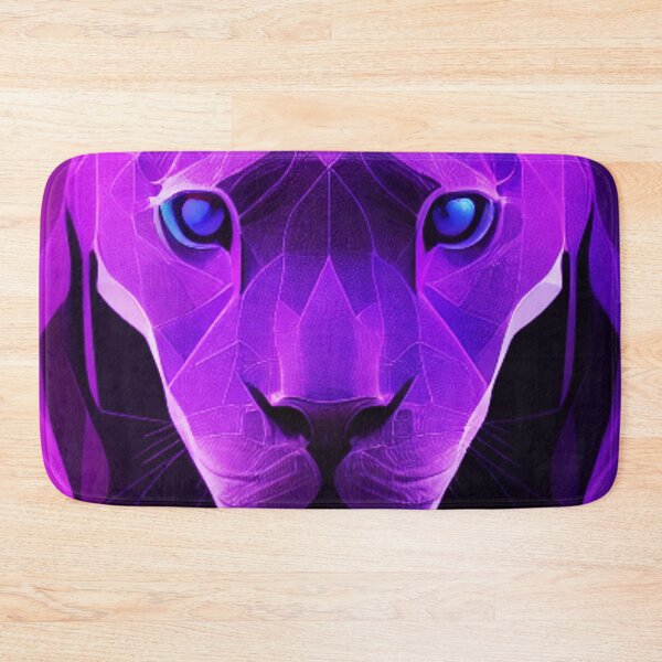 Item preview, Geometric Panther in Purple designed and sold by PopOptikal.