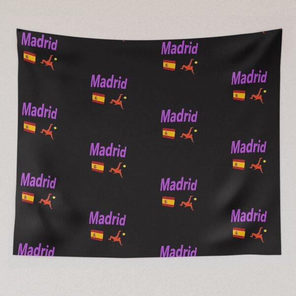 Item preview, Madrid, Spain Soccer abstract design  designed and sold by lobodelnoir.