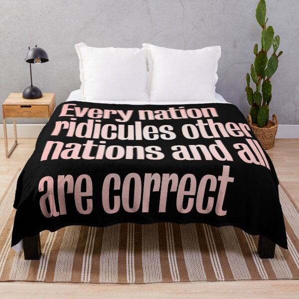 Item preview, Every nation ridicules other nations and all are correct. v.3 designed and sold by x1brett.