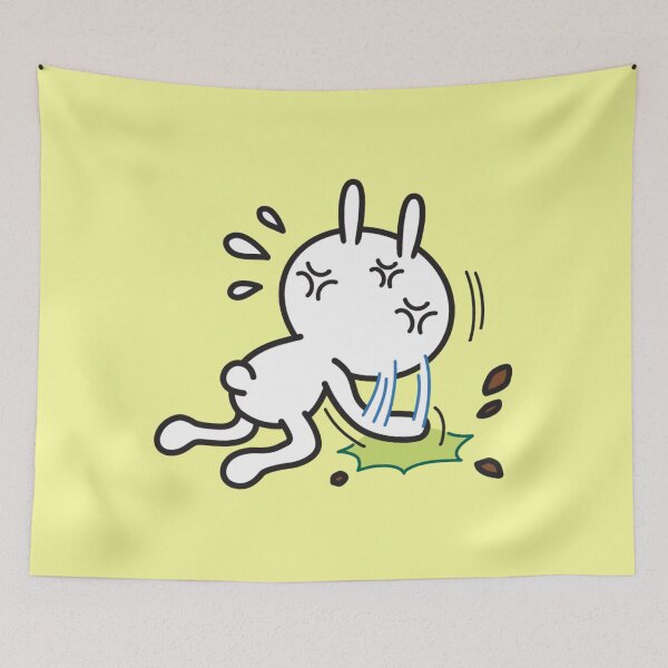 Aperçu de l'œuvre Tuzki Lapin Emotion Kawaii créée et vendue par thearrtfive.