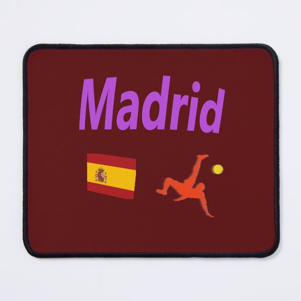 Item preview, Madrid, Spain Soccer abstract design designed and sold by lobodelnoir.