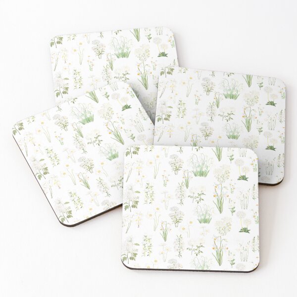 Item preview, moon garden pattern watercolor hand painted  designed and sold by ColorandColor.
