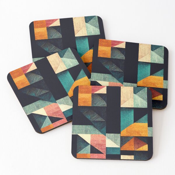 Item preview, Modern Vintage Futuristic Geometric Pattern v2 designed and sold by thisisallahoax.