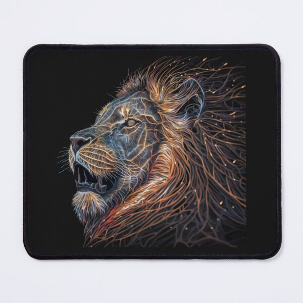 Item preview, Fantasy Lion Illustration Leo Zodiac Art - Save Lions designed and sold by Gamicnum.