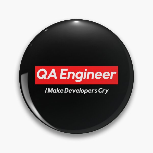 Item preview, QA Engineer I Make Developers Cry Funny Gift for Quality Assurance Software Program Tester Coder Debugger Developer designed and sold by ArtistryPrint.
